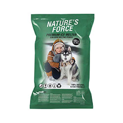 Image of a bag of Nature's Force Ice Melter
